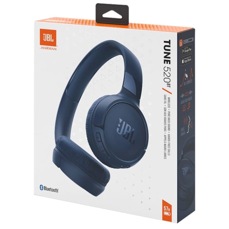 JBL Tune 520BT Bluetooth Wireless On-Ear Headphones EU